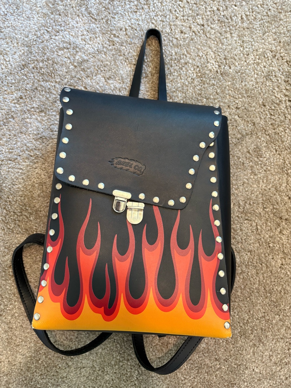 Axel co leather backpack